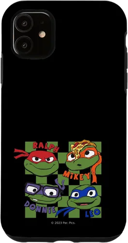 Vista 8 de iPhone 12/12 Pro Teenage Mutant Ninja Turtles: Mutant Mayhem Turtle Heads Case