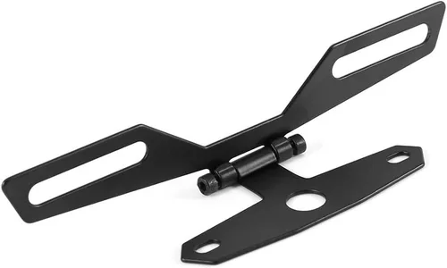 Vista 5 de Soporte de placa abatible ajustable universal - Soporte de luz trasera para motocicleta ATV