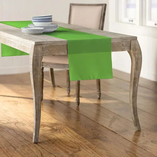 Vista 12 de LA Linen™ mantel de popelina de poliéster de 14 por 108 pulgadas Blanco P