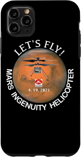 Vista 4 de iPhone 12 mini deja volar! Mars Ingenuity helicóptero perseverancia Rover caso