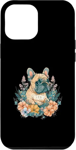 Vista 6 de iPhone 15 Bulldog Francés Asia Arte Japón China Amante de la Naturaleza Frenchie Caso