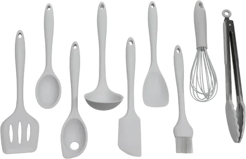 Vista 25 de Chef Craft Juego de herramientas de cocina de silicona premium multicolor de 5 piezas, surtido (42086)