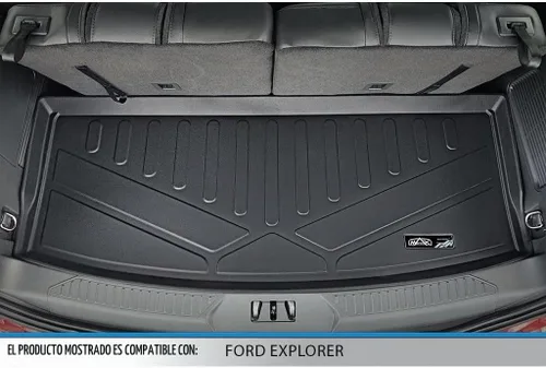 Vista 6 de SMARTLINER Juego de alfombrillas personalizadas de 3 filas compatibles con Ford Explorer 2020-2023 Ford Explorer 2022 - 2025