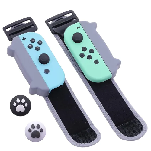 Vista 9 de Dance Switch Wristband, Wrist Bands for Dance Switch 2024 2023 2022 2021 2020, Adjustable Elastic Straps for Joy-Cons Controller (2 Packs for Kid)