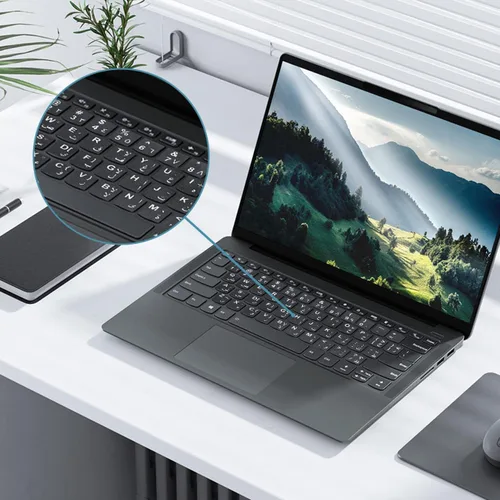 Vista 7 de 2 calcomanías universales para teclado árabe para computadora portátil, PC, teclado de escritorio, letras de repuesto para teclado de computadora