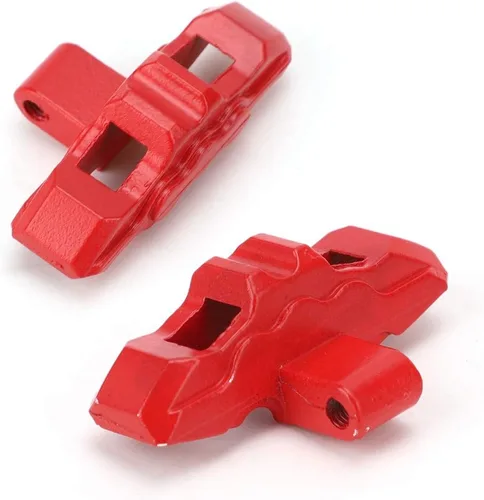 Vista 6 de Disco de freno RC, rotor de disco de freno de rueda, cubo de unidad de disco anti freno apto para Unlimited Desert Racer UDR 1/7 RC Car (rojo) Udr