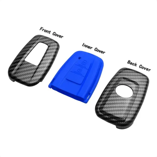 Vista 2 de Funda inteligente compatible con Toyota 86 Avalon Hybrid C-HR Camry Hybrid Corolla Hatchback Prius Prime 2 botones entrada sin llave control remoto
