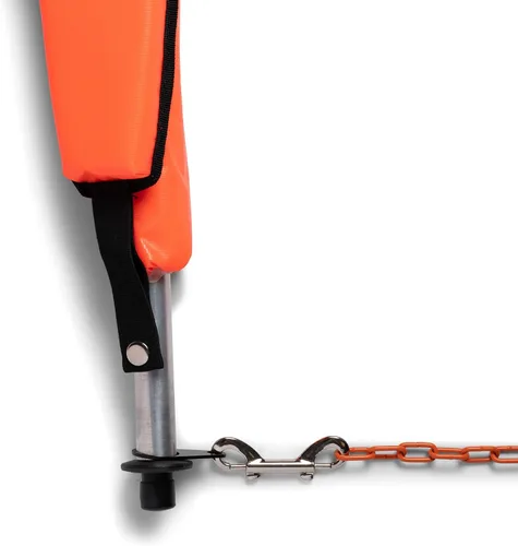 Vista 8 de CHAMPRO Juego de cajas indicadoras y cadenas de fútbol Deluxe, NARANJA