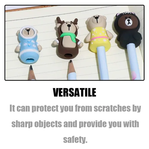 Vista 5 de 8 fundas protectoras para pinzas de gato, lindas fundas protectoras para cutículas de animales, para pinzas de pinza de uñas, etc