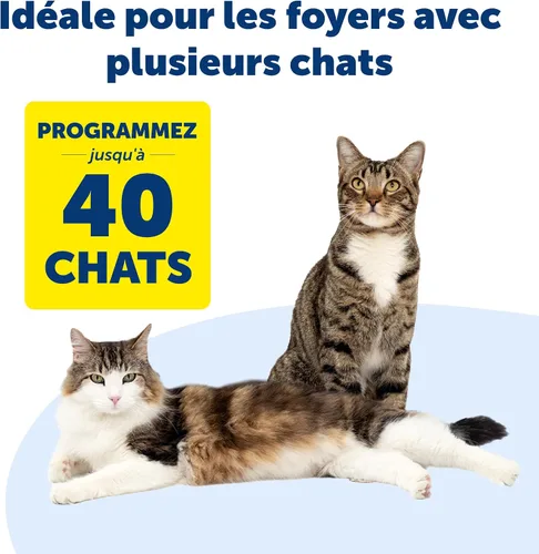 Vista 3 de PetSafe Puerta de gato interior y exterior - Puerta de mascotas Microchip RFID - Bloqueo de 4 vías: trabaja con hasta 40 mascotas programadas