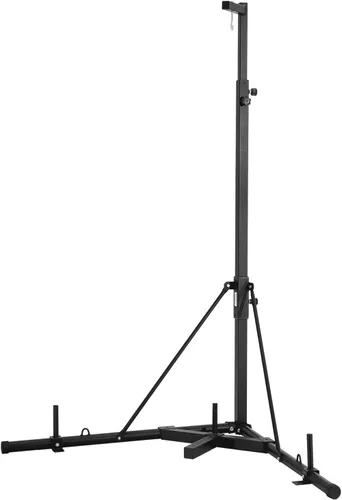 Vista 12 de VEVOR 2 in 1 Punching Bag Stand, Steel Heavy Duty Workout Equipment,Freestanding Sandbag Rack,for Home Gym Fitness