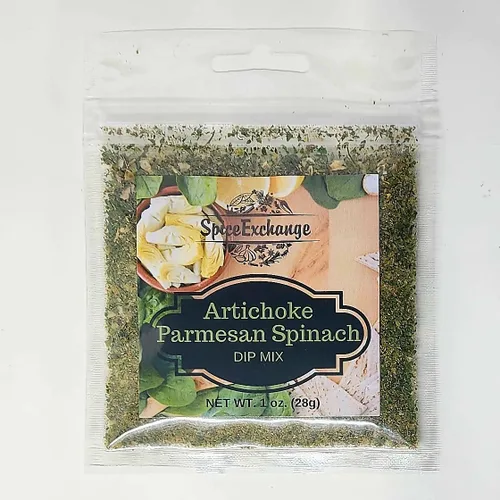 Vista 3 de Spice Exchnage - Paquete de 7 mezclas de inmersión de cebolla francesa - Mezcla de salsa de eneldo y especias - Mezcla de salsa de alcachofa