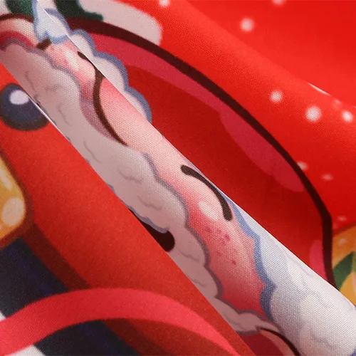 Vista 7 de Vestido de manga larga con dobladillo con estampado delgado para mujer
