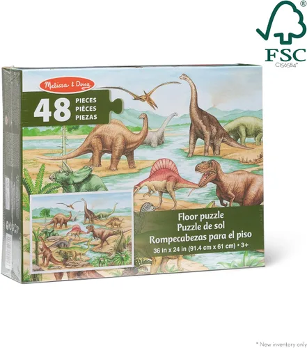 Vista 3 de Rompecabezas de dinosaurios (48 piezas, 2x3 pies)