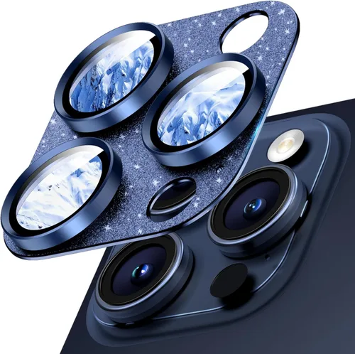 Vista 20 de Protector de lente de cámara para iPhone 15/iPhone 15 Plus/iPhone 14/iPhone 14 Plus, pantalla de cubierta de cámara de vidrio templado de aleación