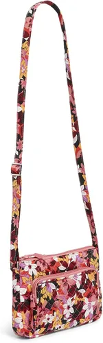 Vista 2 de Vera Bradley Bolso cruzado estilo hipster de algodón para mujer con protección RFID