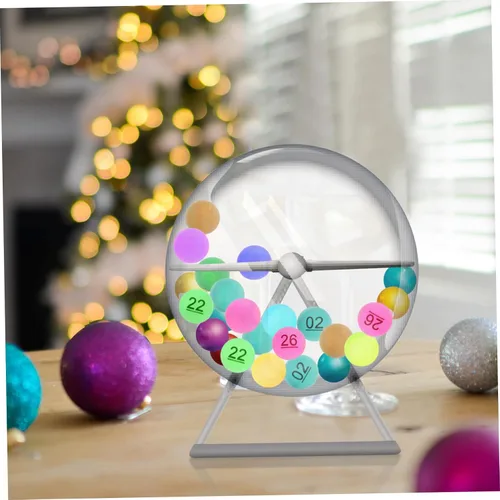 Vista 7 de PRETYZOOM 30 bolas de bingo -pong, bolas de bingo numeradas 1 a 30 rifas multicolor juego colorido 1.6 in