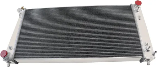 Vista 5 de Radiador de aluminio de 3 filas para Ford F150 F250 F350 Super Duty Radiador para Lincoln Blackwood Navigator Crossflow Radiadores 2000 2001 2002