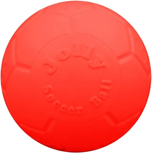 Vista 3 de Juguete para perros Jolly Pets - Pelota de fútbol flotante y rebotadora mediana, 6 pulgadas de diámetro, verde manzana (SB06 GR)
