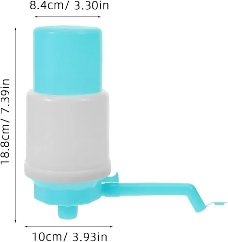 Vista 4 de jojofuny Bomba dispensadora de agua manual para botella de 1 galón, bomba de agua ligera portátil para acampar al aire libre, uso en casa y oficina