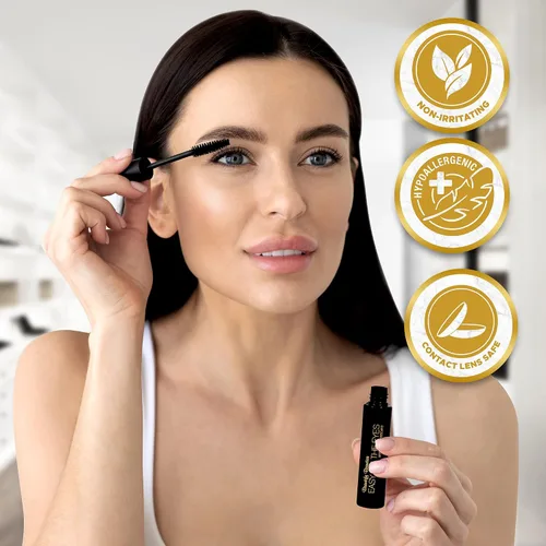 Vista 4 de BeautifyBeauties Easy On the Eyes: máscara de ojos sensible e hipoalergénica para usuarios de lentes de contacto, no irritante, sin fragancia