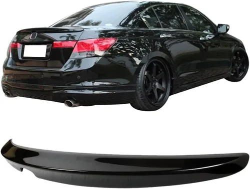 Vista 21 de IKON MOTORSPORTS Alerón de maletero compatible con Honda Accord Sedan 2008-2012 de 4 puertas, estilo de fábrica pintado #B552P Bali Blue Pearl ABS
