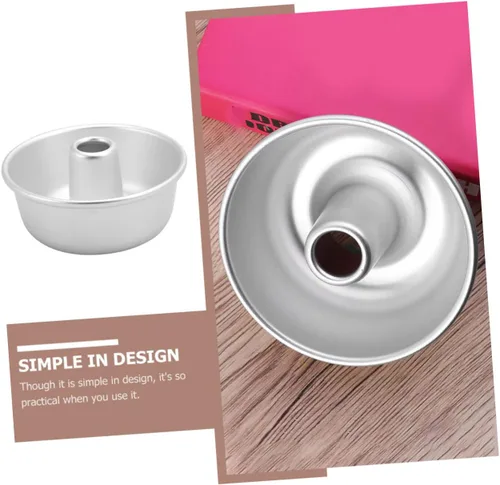 Vista 9 de Molde de donas para hornear, molde de donas de aleación de aluminio, molde para pasteles, molde para pasteles, panadería, herramientas para hornear