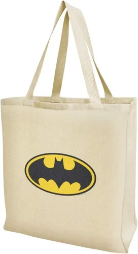 Vista 4 de Batman Classic Bat Shield Logo Comestibles Bolsa de viaje reutilizable, Multi, S