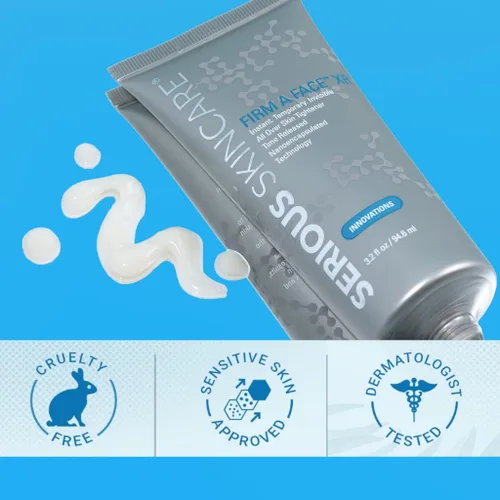 Vista 9 de Serious Skincare - Instant FIRM A FACE XR - Tensor facial temporal - Firme invisiblemente, levanta y suaviza el aspecto de líneas finas, arrugas