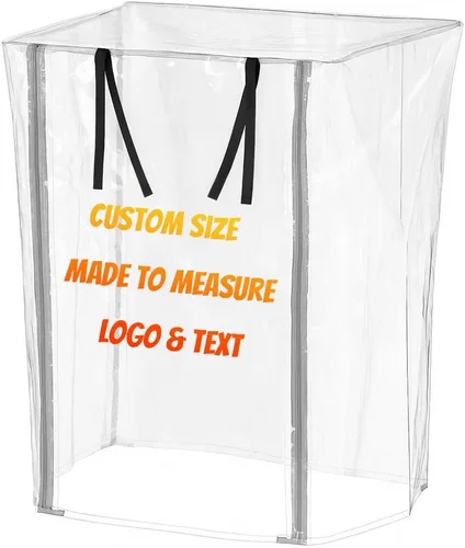 Vista 7 de Cubierta de protección contra el polvo para equipos de ajuste personalizado hecha a medida con texto o logotipo personalizado para muebles y equipos