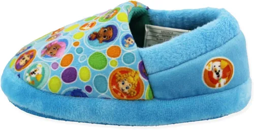 Vista 3 de Bubble Guppies - Zapatillas de felpa para niños pequeños