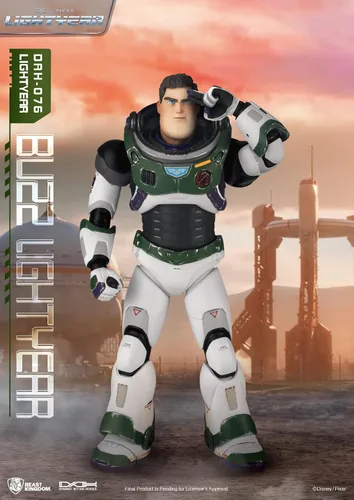 Vista 2 de Lightyear (2022): Buzz Lightyear Alpha Suit DAH-076 Figura dinámica de 8 cciones