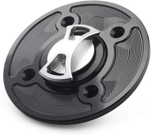 Vista 4 de 1 unids plata Keyless Twist off combustible tanque tanque cubierta para Kawasaki Ninja 400 650 Z900 Versys 1000