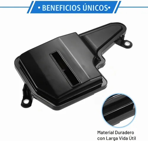Vista 4 de Kit de filtro de transmisión automática compatible con Mazda 3 2012-2024 para Mazda 6 2014-2021, filtro de transmisión de motor negro de plástico