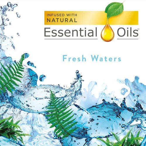 Vista 2 de Air Wick Aceite perfumado para enchufar, aroma de aguas frescas, 1 repuesto, 0.67 onzas (paquete de 8), aceites esenciales, ambientador