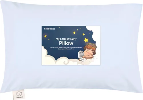 Vista 29 de Almohada para niños pequeños con funda - 13 x 18 pulgadas My Little Dreamy Almohada para niños pequeños de KeaBabies para viajar y dormir, funda