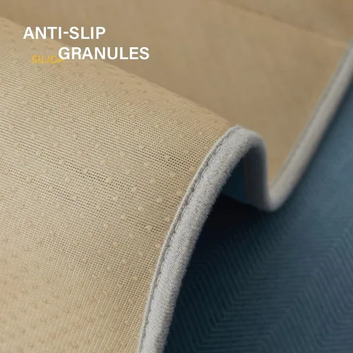 Vista 4 de Funda para sofá de felpilla de 3 plazas, funda antideslizante para sofá, diseño de retazos en forma de L/U, funda para sofá de estilo moderno
