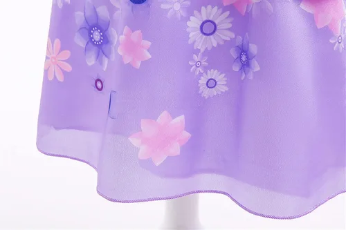 Vista 8 de PURFEEL Vestido mágico de fiesta de disfraces de Halloween para niñas de Isabella