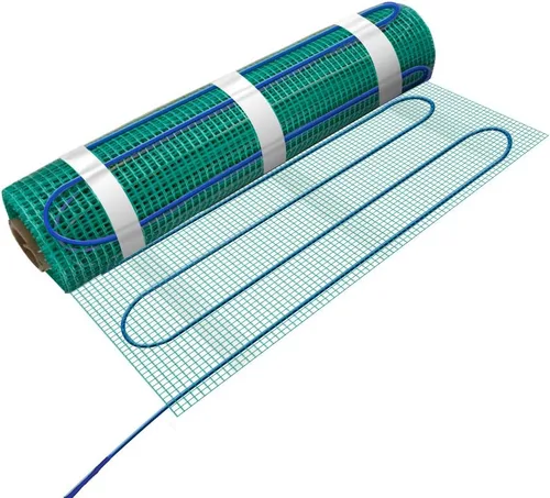 Vista 9 de WarmlyYours 21 pies cuadrados Rollo eléctrico de calefacción de suelo, uso debajo de baldosas, mármol, vinilo o piedra (240 V)