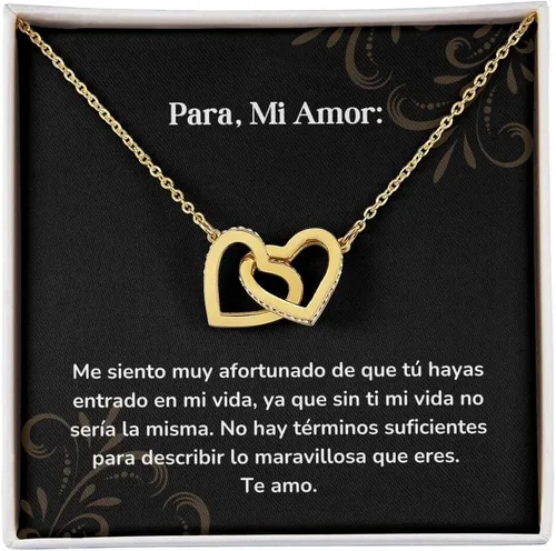 Vista 2 de Corazones Entrelazados - Me siento muy afortunado de que has entrado en mi vida