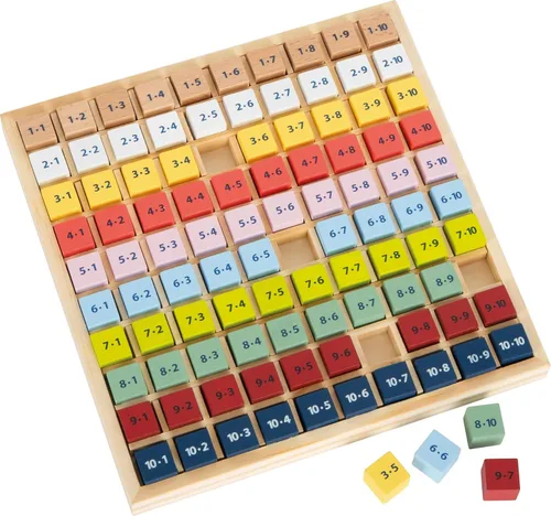 Vista 3 de small foot Wooden toys Small Foot Wooden Toys Learning Multiplication Table "Educate" juguete educativo diseñado para niños a partir de 6 años