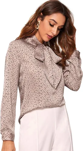 Vista 3 de Floerns Women's Bow Tie,Casual