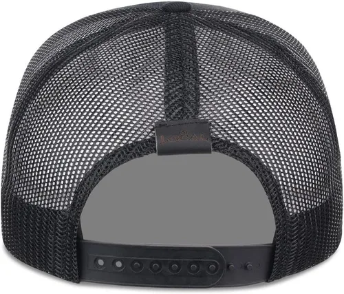 Vista 4 de Local Crowns Gorra Snapback ajustable con parche de ante blanco y negro de Nueva York negronegroblanco, Parche negrogamuza