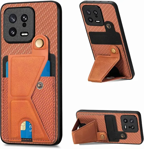 Vista 185 de Funda para Oppo K10x / OnePlus Nord CE 2 Lite 5G Funda para Realme 9 5G / 9 Pro / Q5 / V25 Funda de piel sintética con ranuras para tarjetas
