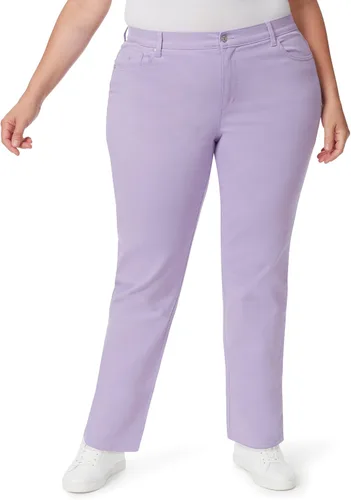 Vista 60 de Gloria Vanderbilt - Pantalones de mezclilla Amanda clásicos de tiro alto y pierna cónica petite para mujer Begonia Bloom
