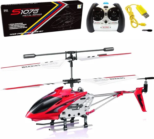 Vista 2 de Syma S107 / S107G R / C Helicóptero con giroscopio.