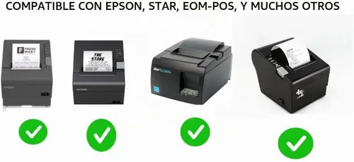 Vista 2 de Rollos de papel para impresora térmica de recibos 3 1/8 [80mm] [8 cm x 70 m] - 1 rollo