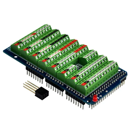 Vista 4 de Módulo de Escudo Breakout con Bloque de Terminales de Tornillo para Arduino MEGA-2560 R3