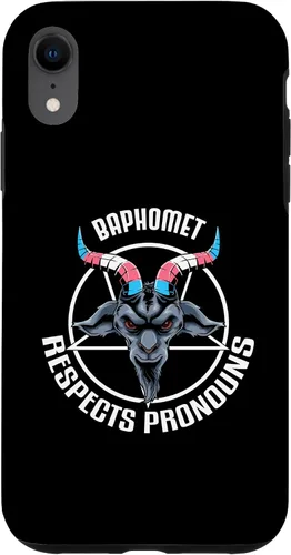 Vista 8 de Funda gótica para iPhone 14 Baphomet Devil