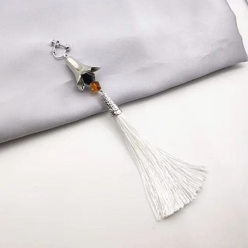 Vista 2 de Mystylecos Genshin Impact Zhongli - Pendientes de anime para cosplay